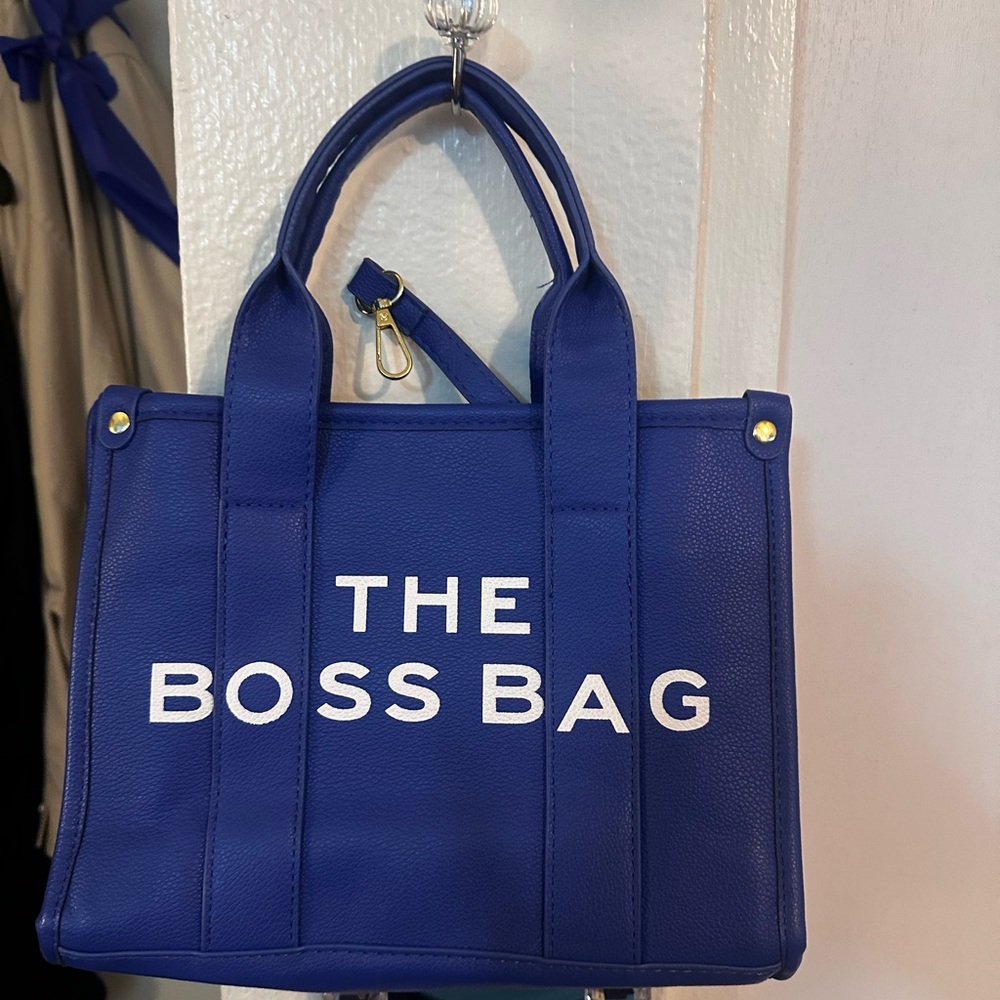 The Boss Bag Blue Tote